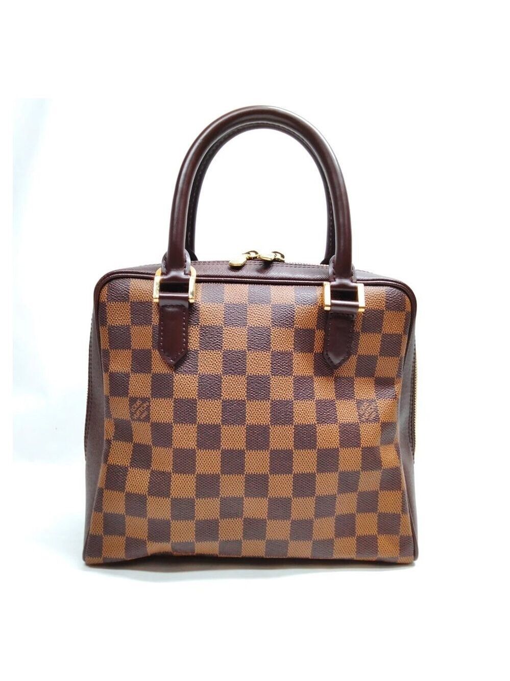 Louis Vuitton LV Hand Bag Triana Brown Damier 597-081325